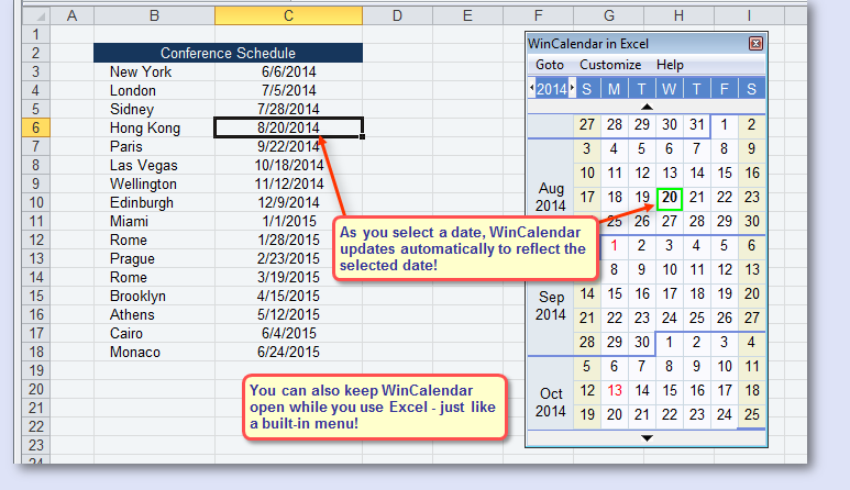 Excel-Date-Calendar-Reference