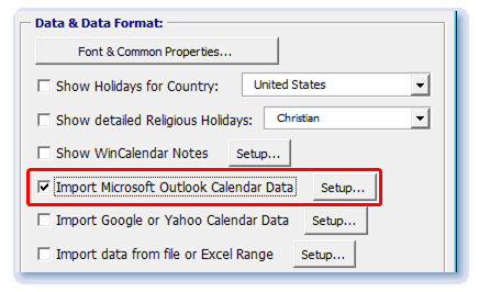 oulook_Calendar_Word_Excel